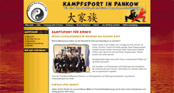 Desktop Screenshot of kampfsport-in-pankow.de