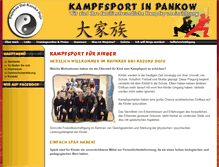 Tablet Screenshot of kampfsport-in-pankow.de
